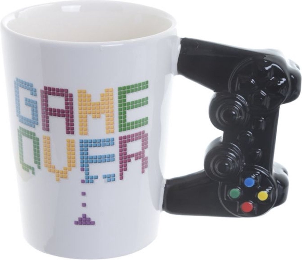 Beker game over handvat game controler
