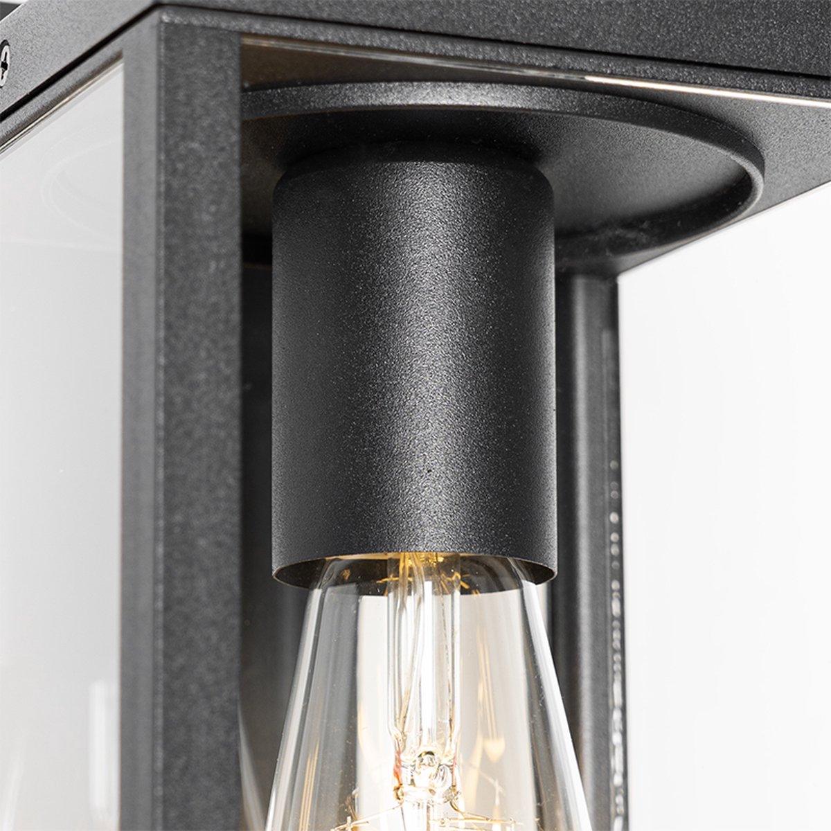 QAZQA charlois Lampe d'extérieur industrielle avec détecteur de