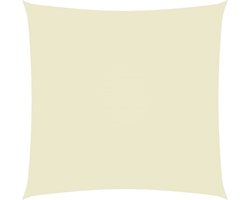 vidaXL - Zonnescherm - vierkant - 2,5x2,5 - m - oxford - stof - crèmekleurig
