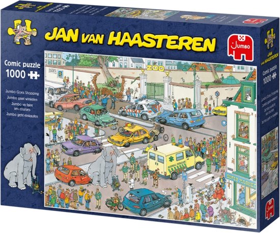 Jan van Haasteren Jumbo gaat winkelen puzzel - 1000 stukjes
