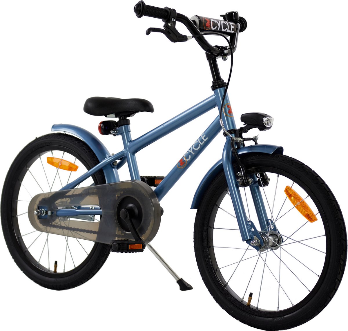 2Cycle Racer Kinderfiets - 18 inch - Blauw - Jongensfiets