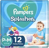 Pampers Splashers - Wegwerpbare Zwemluiers - Maat 3/4 - 12 Zwemluiers