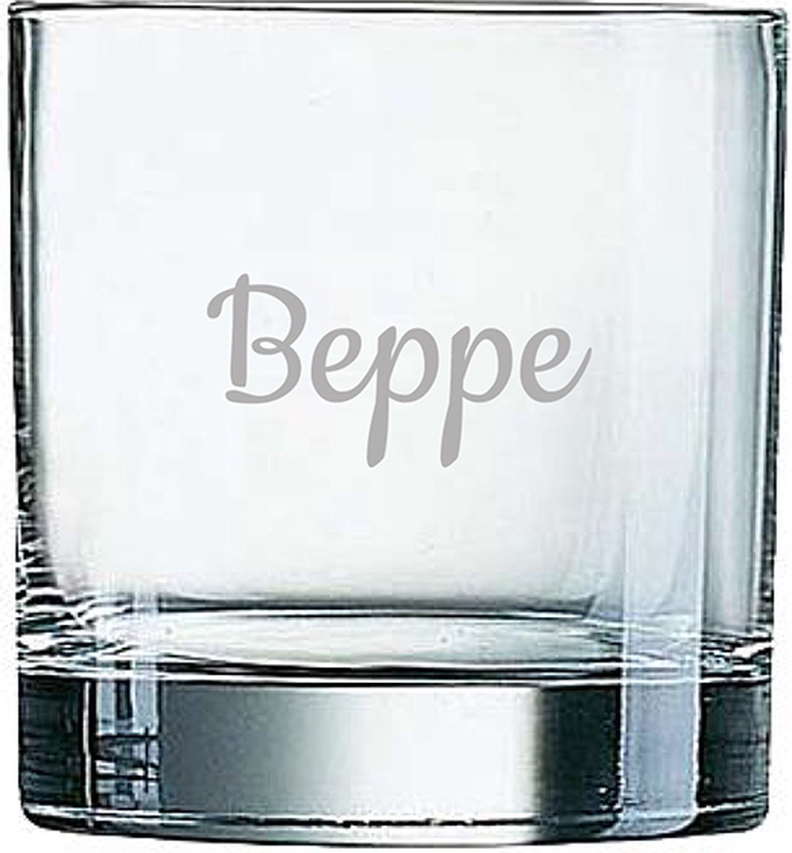 Gegraveerde Whiskeyglas 38cl Beppe