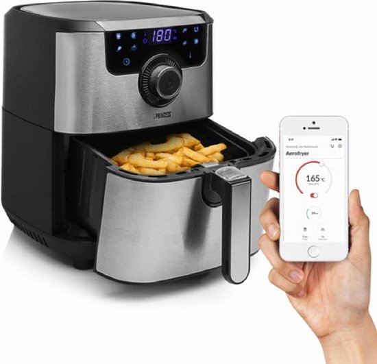MasterChef Airfryer 4,5 l, compacte heteluchtfriteuse oven met 7 kookvoorinstellingen plus volledig instelbare temperatuur, antiaanbakbinnenkant, gemakkelijk schoon te maken, afneembare mand MasterChef Airfryer 4,5 l, compacte heteluchtfriteuse oven met 7 kookvoorinstellingen plus volledig instelbare temperatuur, antiaanbakbinnenkant, gemakkelijk schoon te maken, afneembare mand