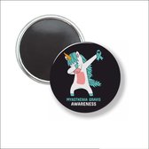 Button Met Magneet 58 MM - Myasthenia Gravis Awareness - NIET VOOR KLEDING