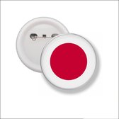 Button Met Speld 58 MM - Vlag Japan