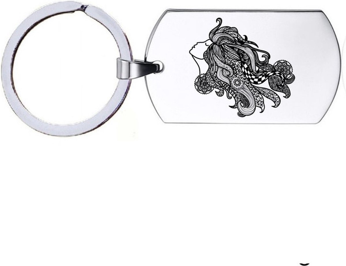 Sleutelhanger RVS - Vrouw