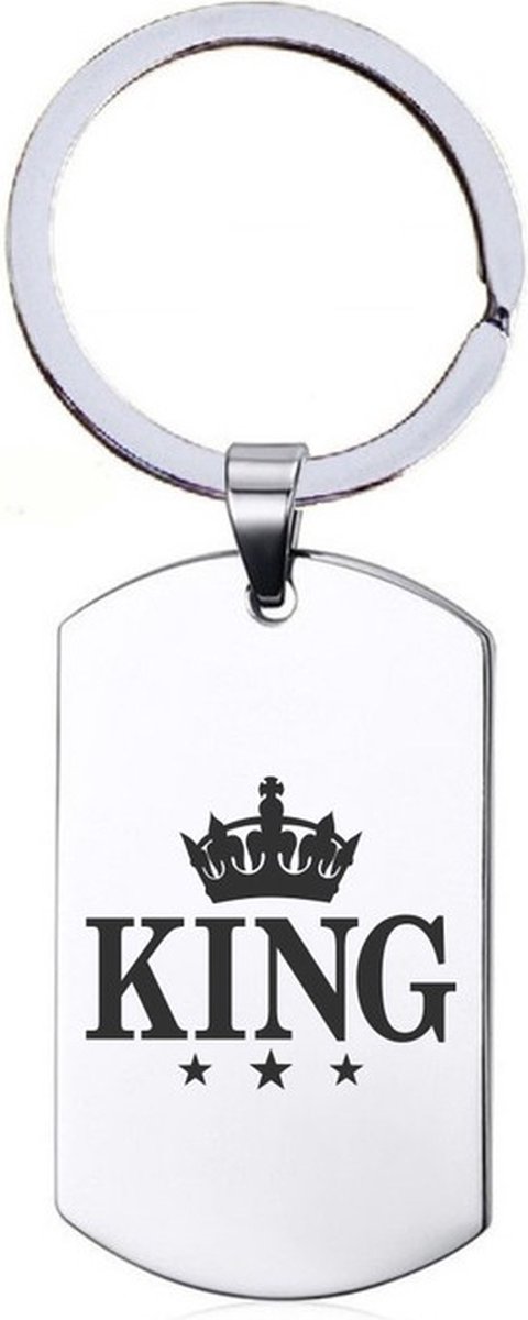 Sleutelhanger RVS - King