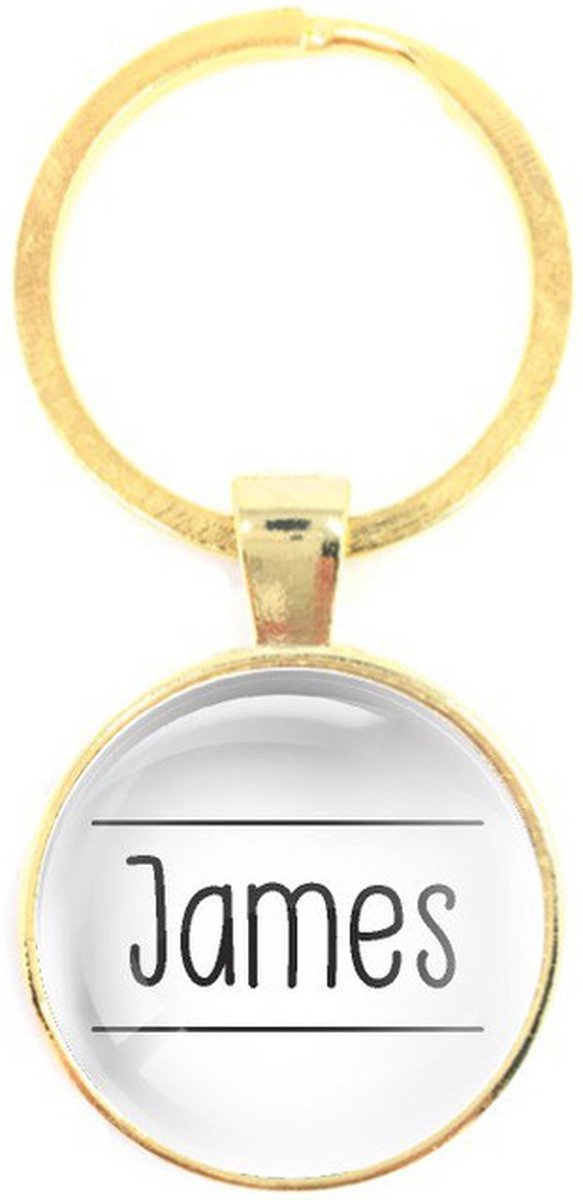Sleutelhanger Glas - James