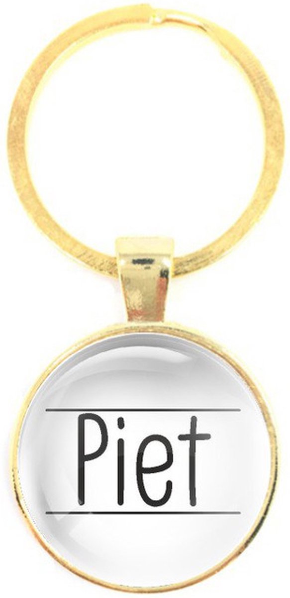 Sleutelhanger Glas - Piet