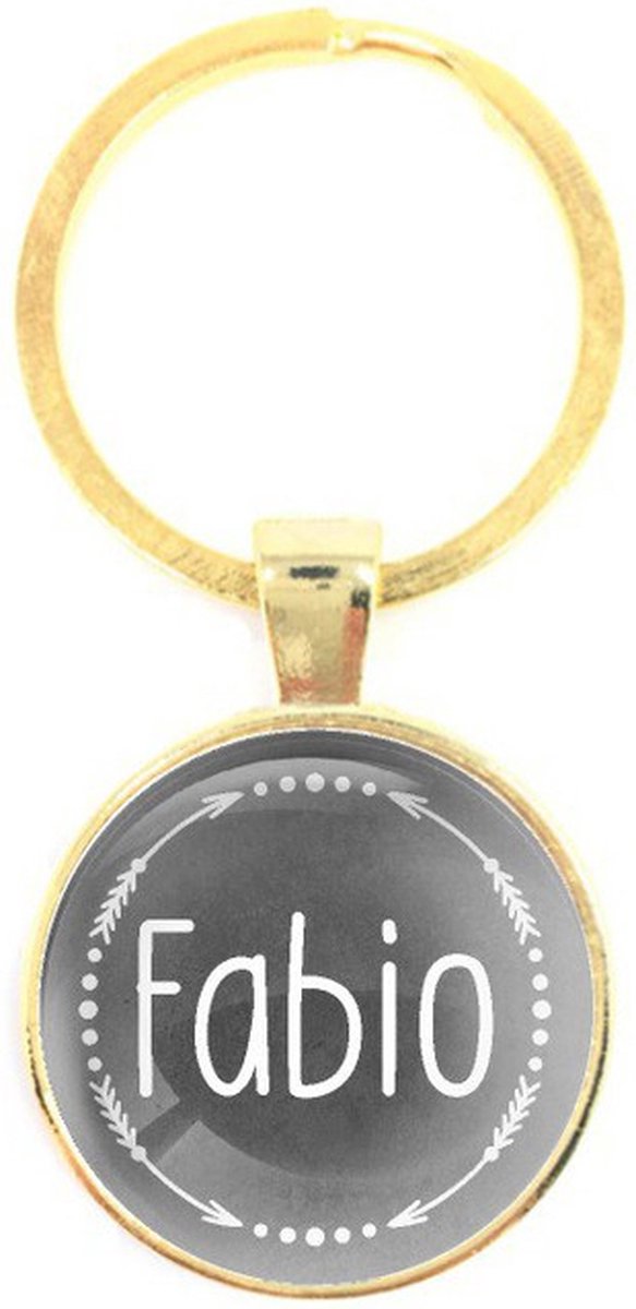 Sleutelhanger Glas - Fabio