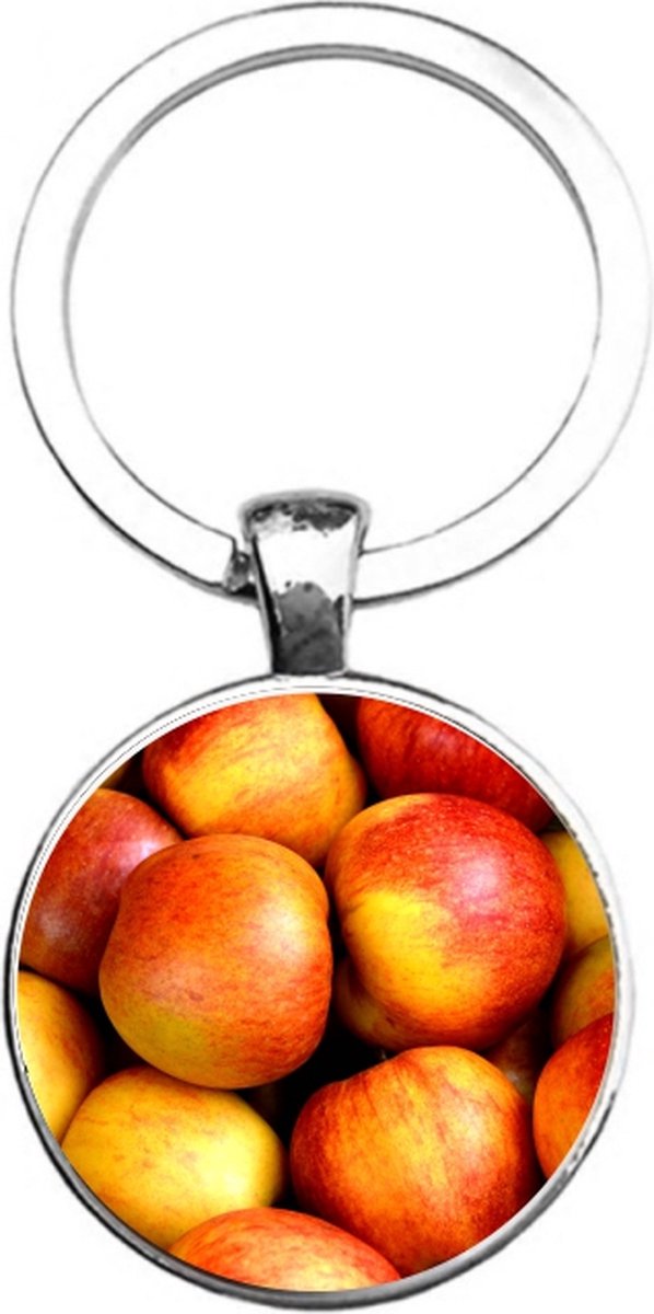 Sleutelhanger Glas - Appels