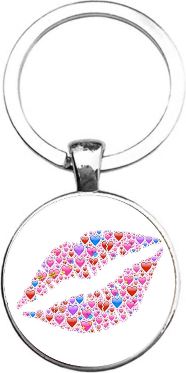 Sleutelhanger Glas - Kus