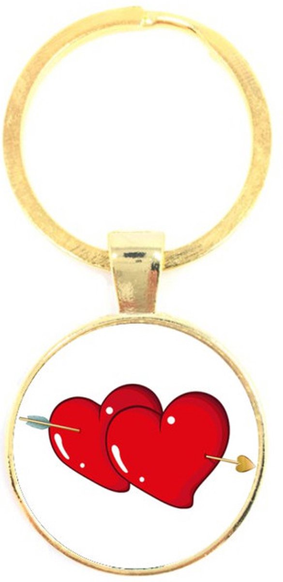 Sleutelhanger Glas - Liefde