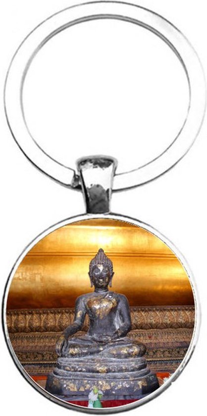 Sleutelhanger Glas - Buddha