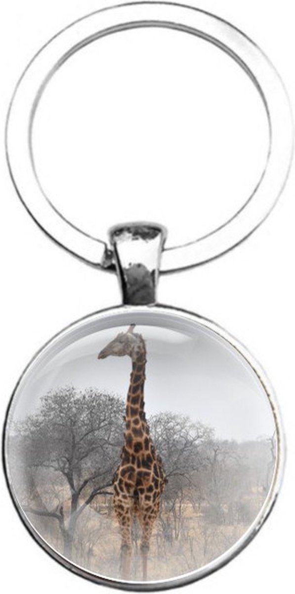 Sleutelhanger Glas - Giraffe