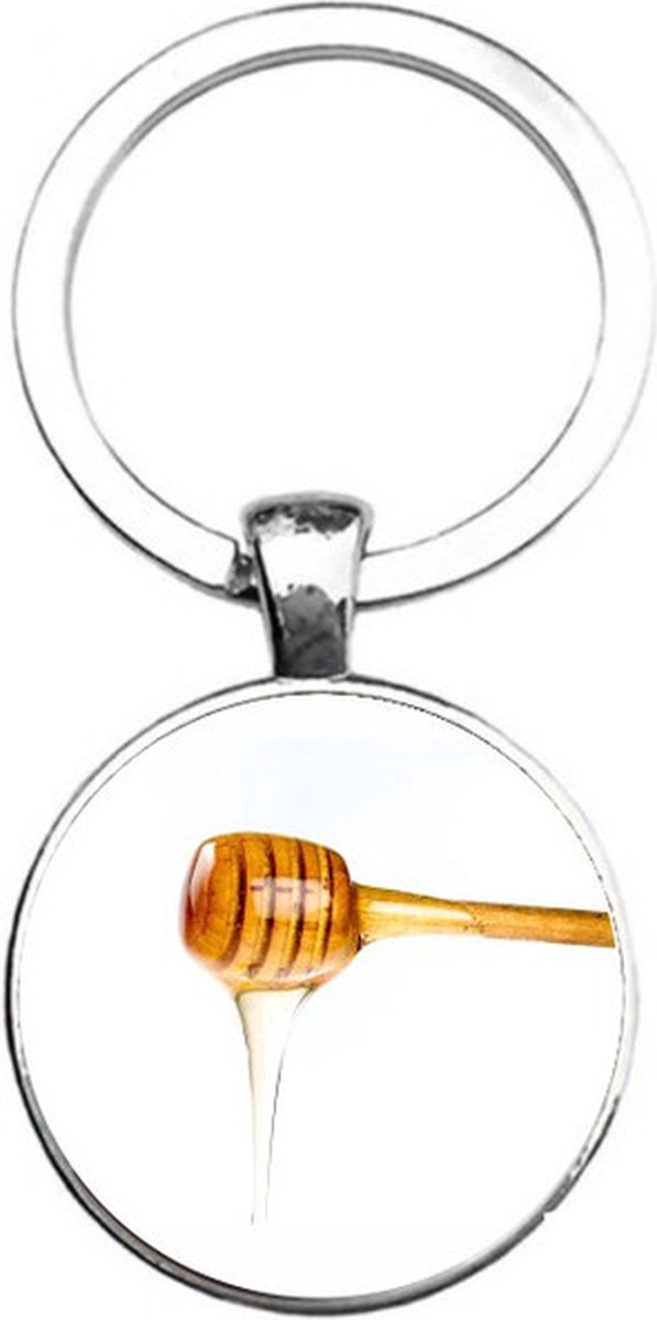 Sleutelhanger Glas - Honing
