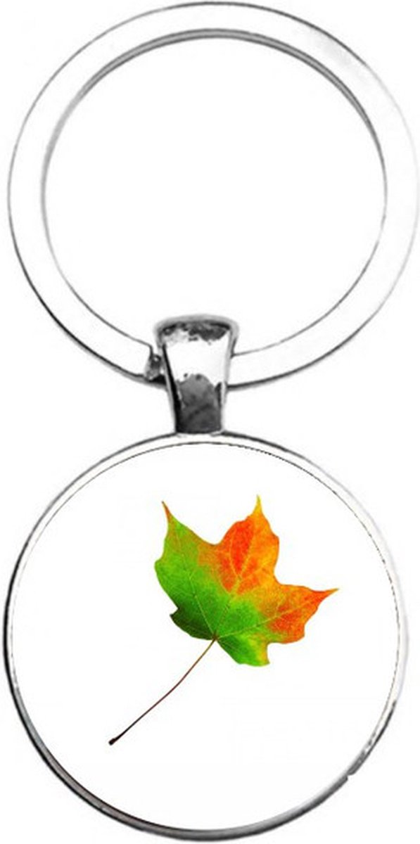 Sleutelhanger Glas - Blaadje