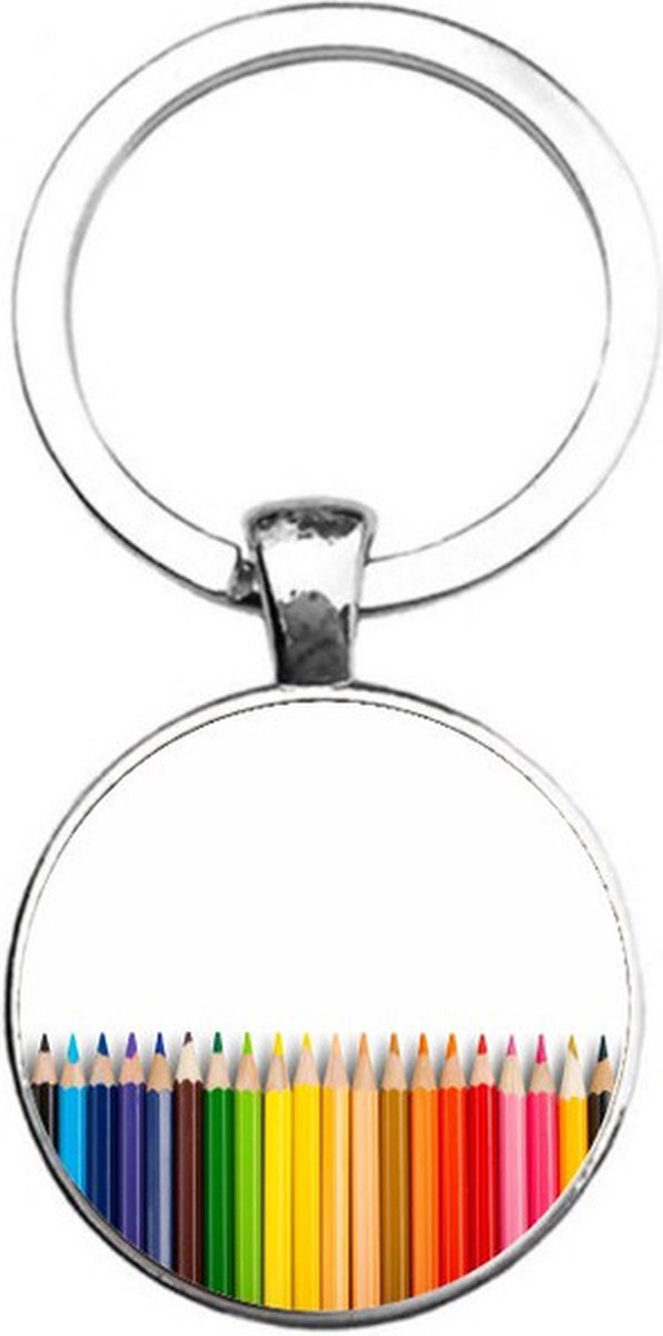 Sleutelhanger Glas - Potloden