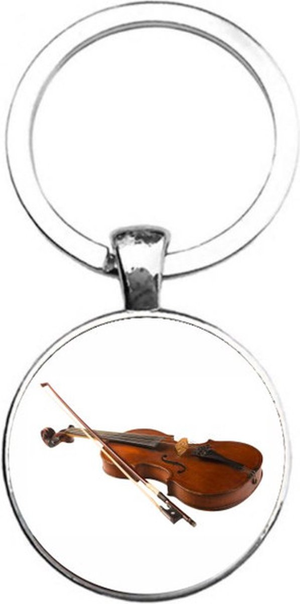 Sleutelhanger Glas - Viool