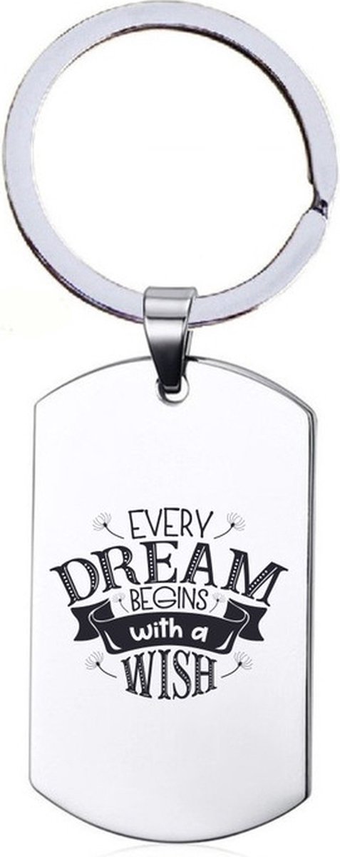 Sleutelhanger RVS - Every Dream