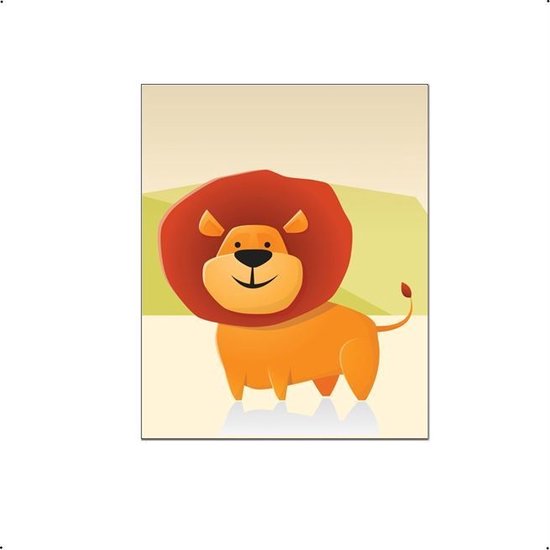 Little Deco Safari Dieren Muursticker Set voor Kinderkamer en Babykamer - Wolken, Leeuw - DL957-4
