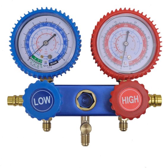 Manometer 2-richtingen set in opbergkoffer