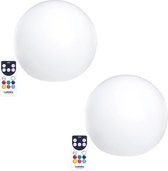 Set de 2 Boules Lumineuses LED Sans Fil Flottantes D30CM 2x BOBBY C30