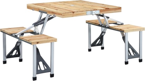 vidaXL Campingtafel Kampeertafel Tafel Tuintafel Tafeltje Campintafels