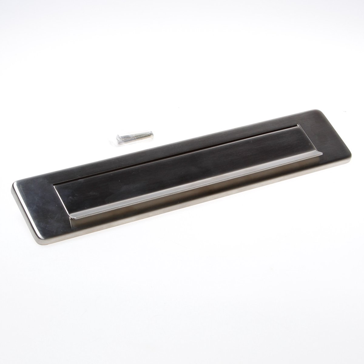 Oxloc Briefplaat RVS-Mat 350X73mm - Model Ude
