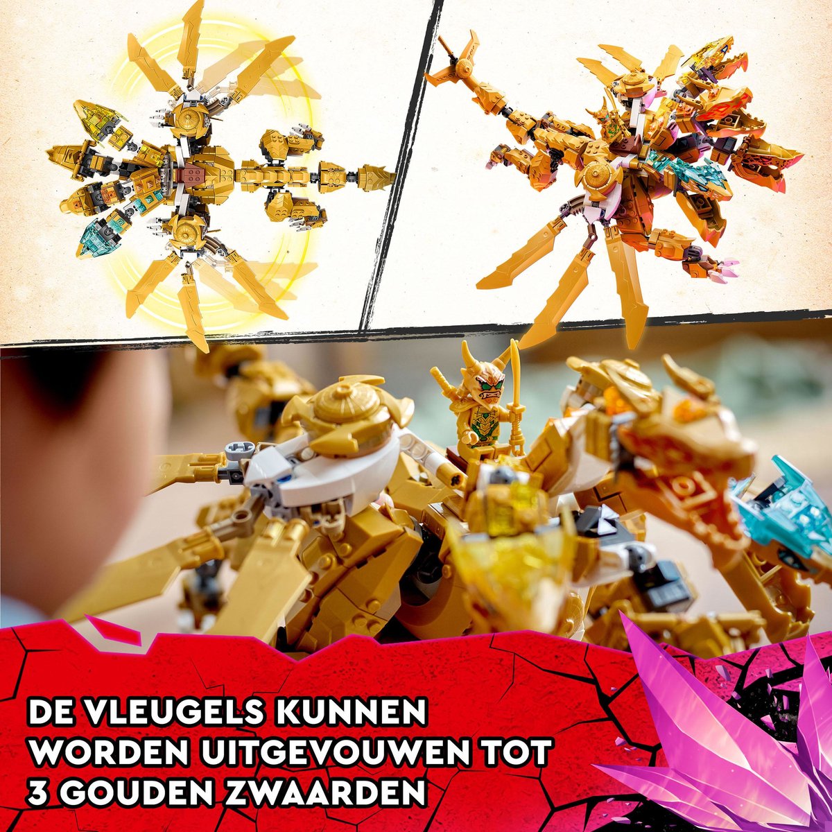 LEGO NINJAGO Lloyds Gouden Ultra Draak - 71774 — afbeelding 20