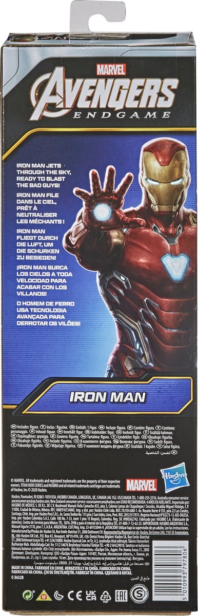 Marvel Avengers Titan Hero - Speelfiguur (30cm) - Iron Man — afbeelding 16