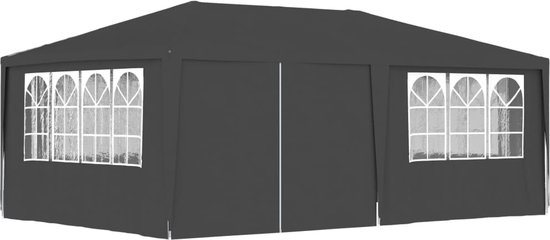 Partytent met zijwanden professioneel 90 g/m² 2x2 m antraciet kopen