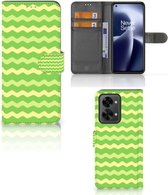 Portefeuille OnePlus Nord 2T Housse pour Green Waves