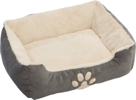 Hondenmand - Kattenmand - 60x48x18 cm - Grijs