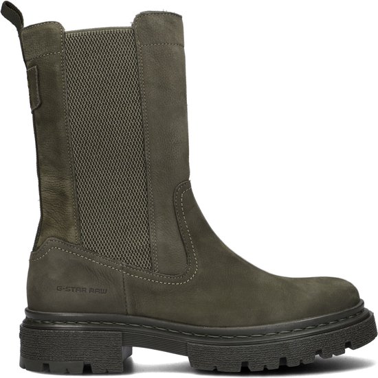 G-Star Raw Kafey Hgh Chs Nub W Chelsea boots - Enkellaarsjes - Dames - Groen - Maat 40