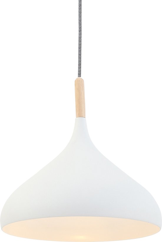 Lampe Suspension Scandinave Mexlite Bois Scandinave E27 L 