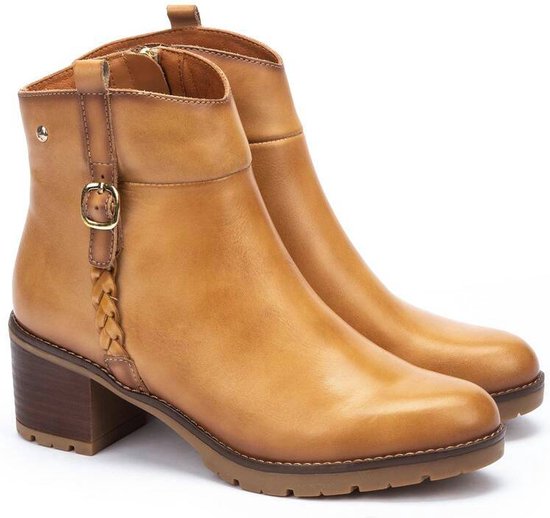 Pikolinos enkellaarzen voor dames Llanes W7H-8510, grootte:37, kleur:Zwart