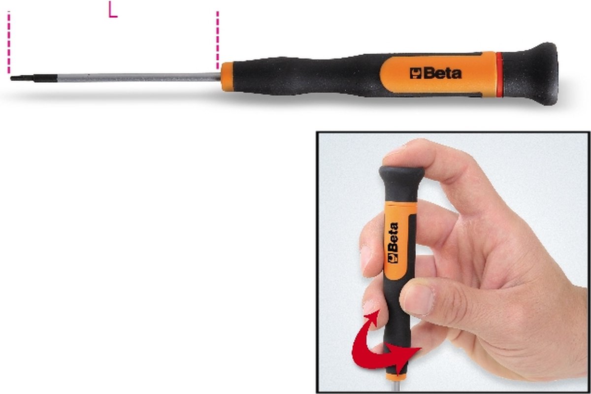 Beta Precisie Schroevendraaier Torx T8 - 1257TX/8