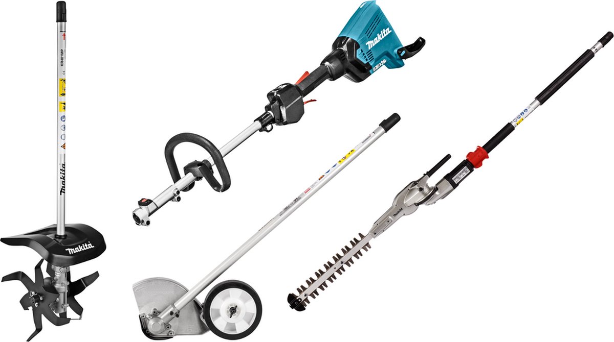 Makita DUX60ZX14 Accu Combisysteem + Kantensnijder, Cultivator & Struiksnoeier 2x18V Basic Body