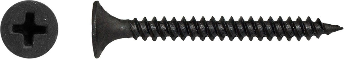 PGB Snelbouwschroef TK fijne draad gefosfateerd 3,5x45 mm.