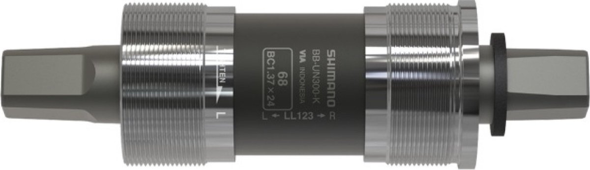 Vierkante trapas Shimano BB-UN300 68mm / 118mm - kettingkast type