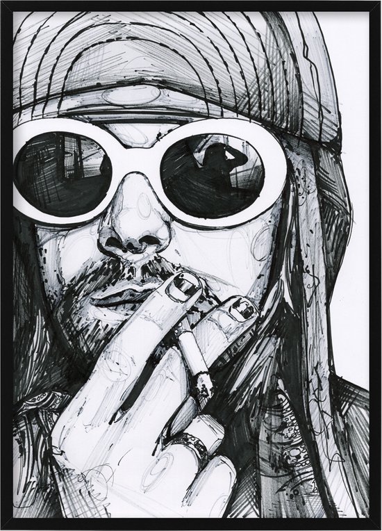 Kurt Kobain - canvas - 70 x 100 cm