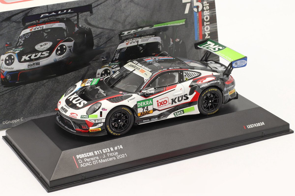 Porsche 911 GT3 R #74 ADAC GT-Masters 2021 - 1:43 - IXO Models