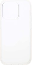 Shop4 - iPhone 14 Pro Hoesje - Harde Back Case Transparant