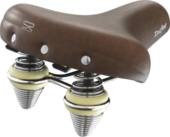 Selle Royal Drifter fietszadel - Vintage design - Dubbele veren - Medium bruin - 251x221 mm van Selle Royal — afbeelding 5
