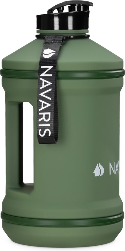 Bouteille d'eau Navaris en plastique léger - Gourde 2L - Bouteille Extra  large avec... | bol.com