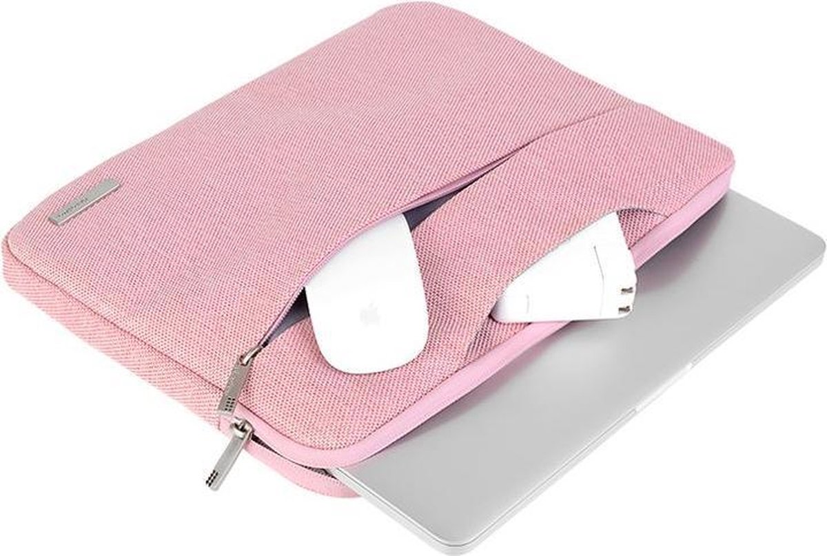 Tech Supplies | Luxe Roze Laptop Sleeve Tas voor Apple Macbook 13.3