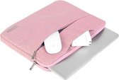 Tech Supplies | Luxe Roze Laptop Sleeve Tas voor Apple Macbook 13.3" Inch Air / Pro Neopreen Zacht van binnen en buiten