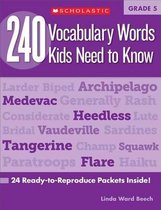 Boek cover 240 Vocabulary Words Kids Need To Know G van Linda Ward Beech